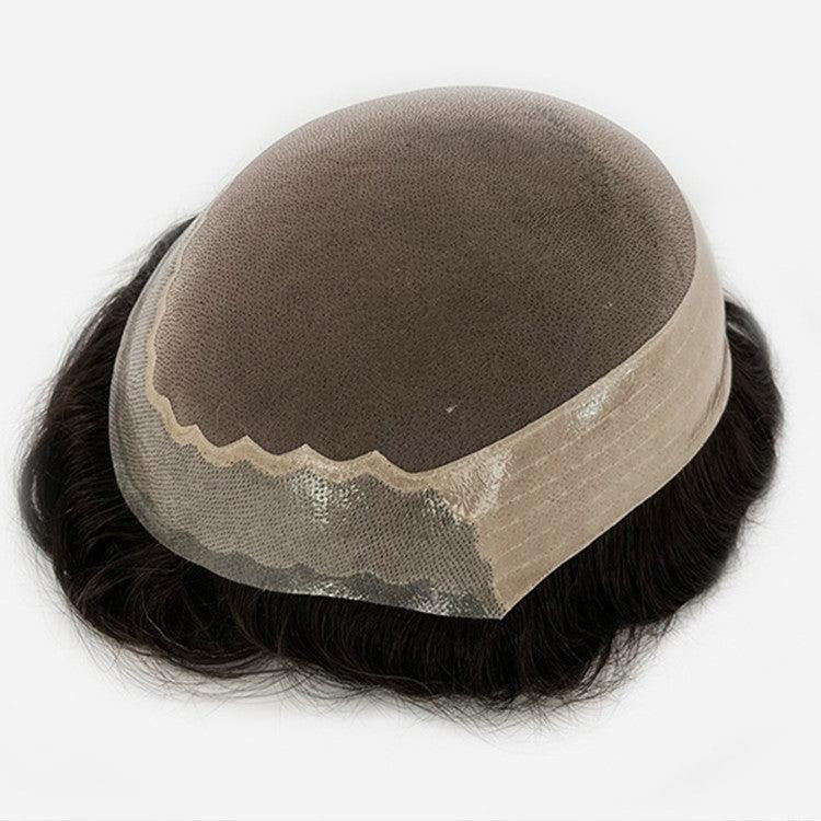 Human Hair #220 Mono Top With Poly Coating And PU Toupees